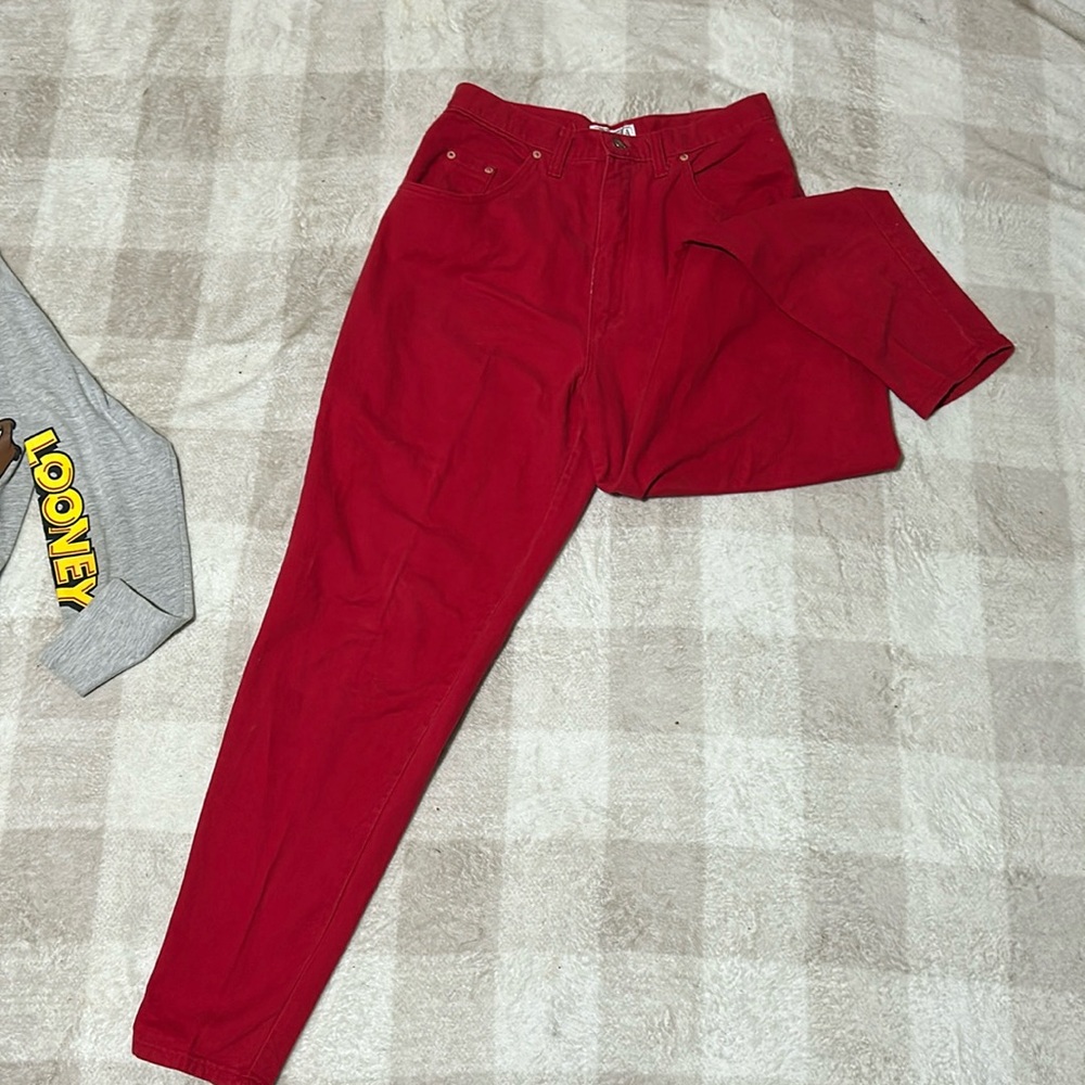 Red pants